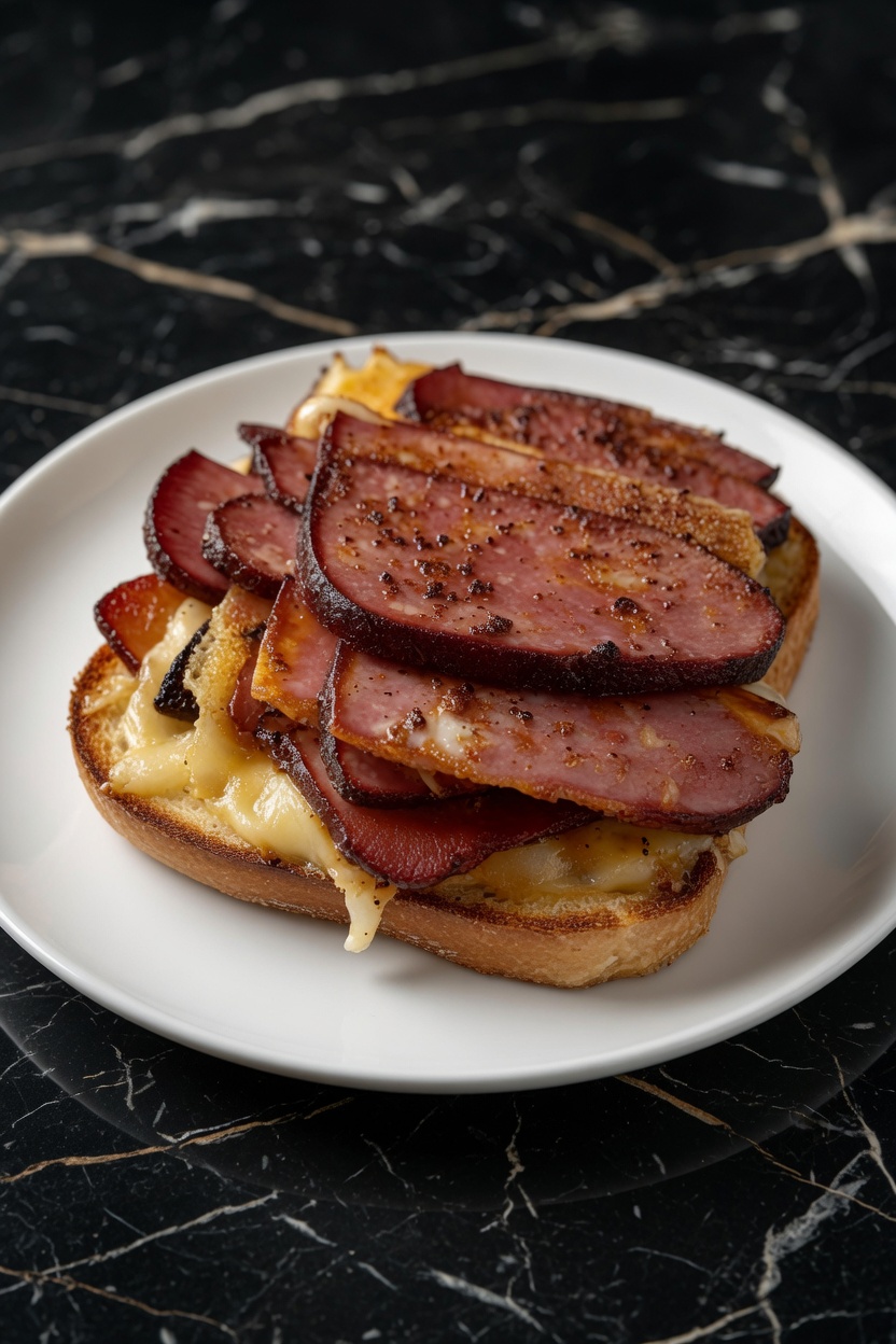 FRIED BOLOGNA SANDWICHES