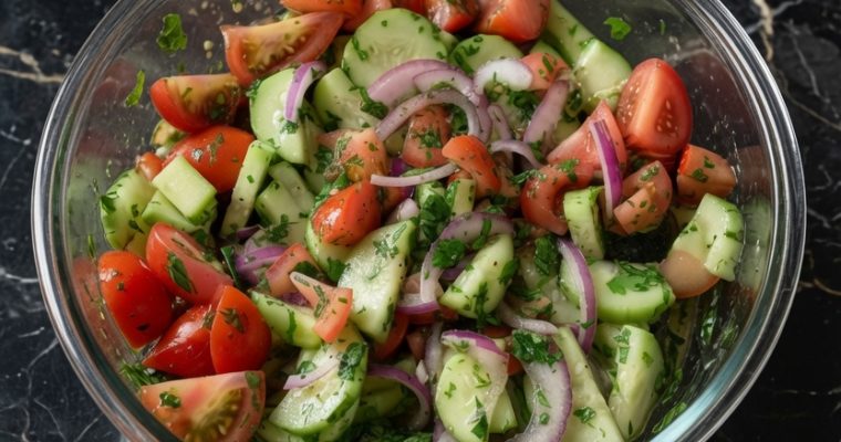 Cucumber and Tomato Salad