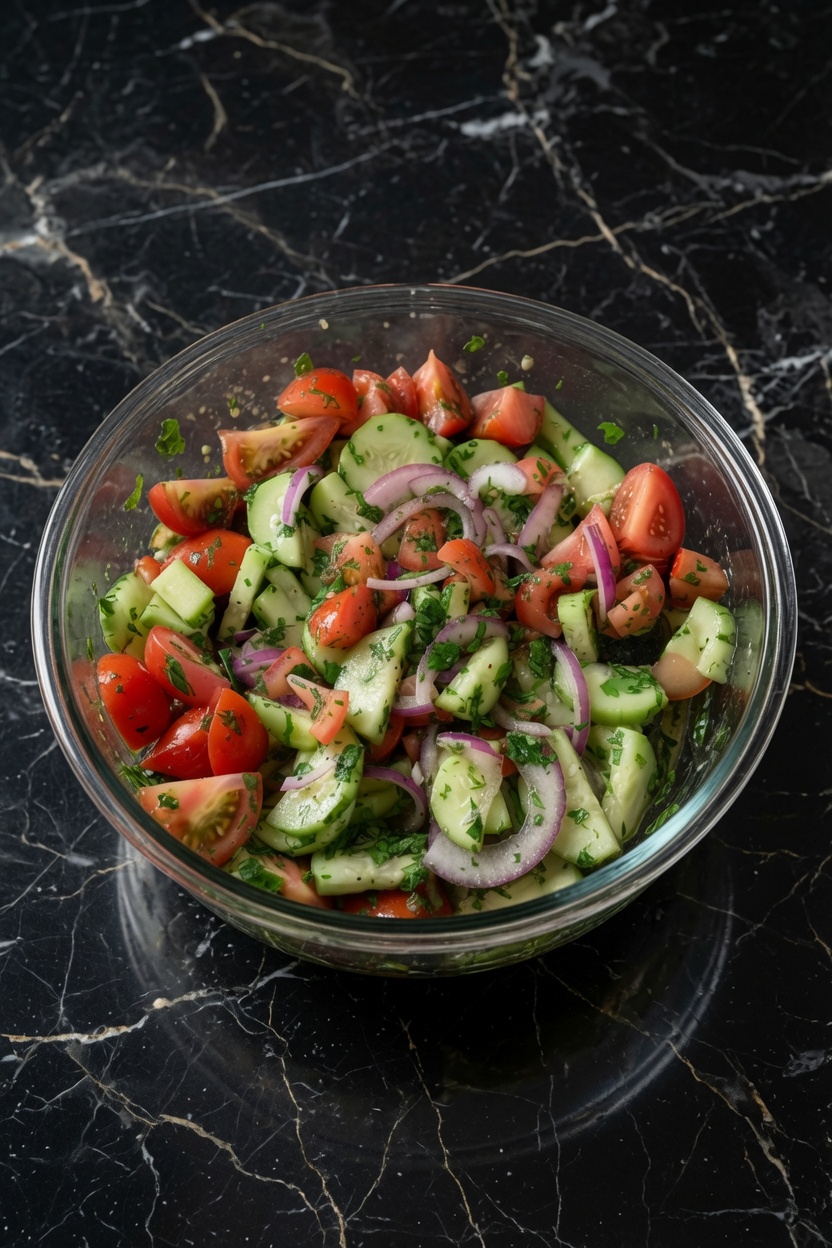 Cucumber and Tomato Salad