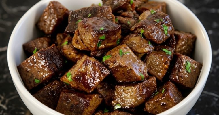 Steak Bites with Garlic Butter