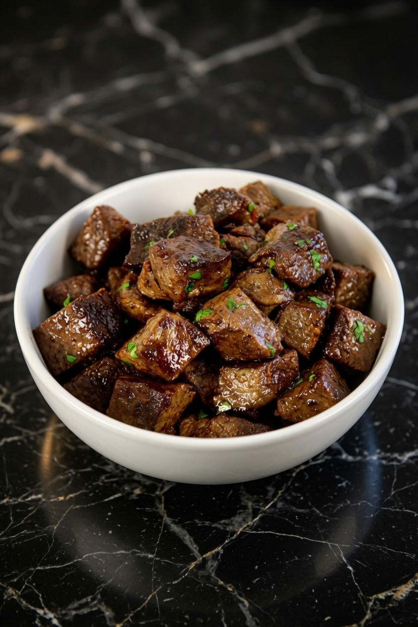 Steak Bites with Garlic Butter