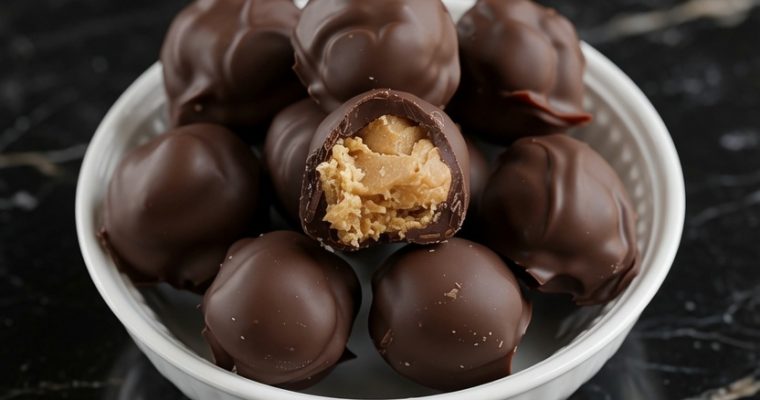 RICE KRISPIES Chocolate Peanut Butter Balls