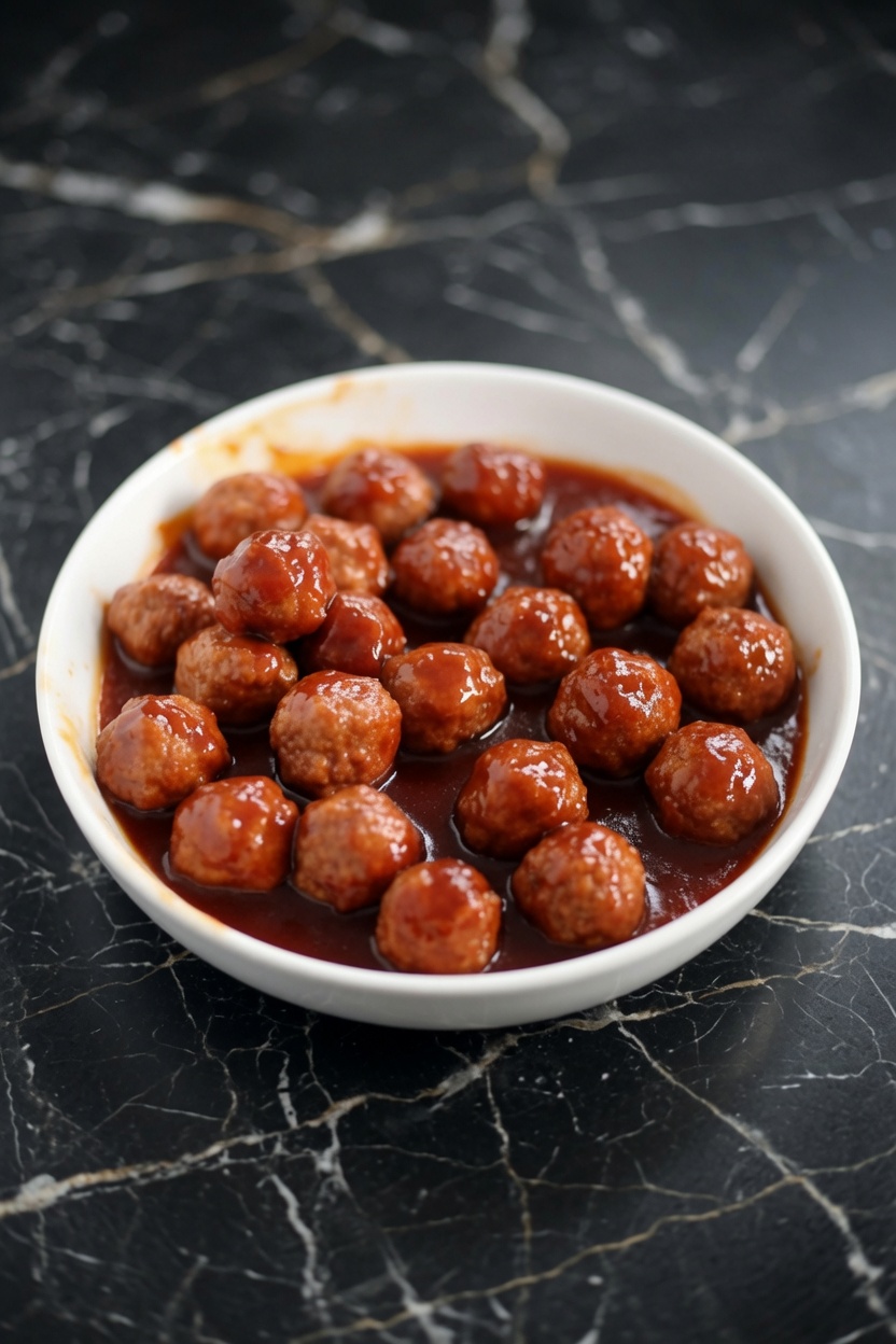 3 Ingredient Sweet and Spicy Crock Pot Meatballs