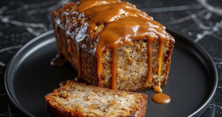 Salted Caramel Banana Bread