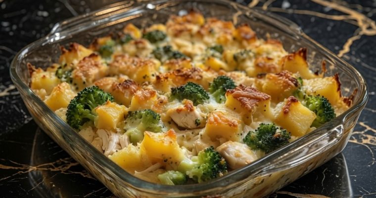 Baked Potato Chicken and Broccoli Casserole