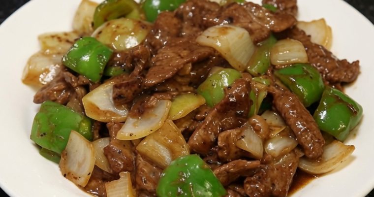 Chinese Pepper Steak with Onions