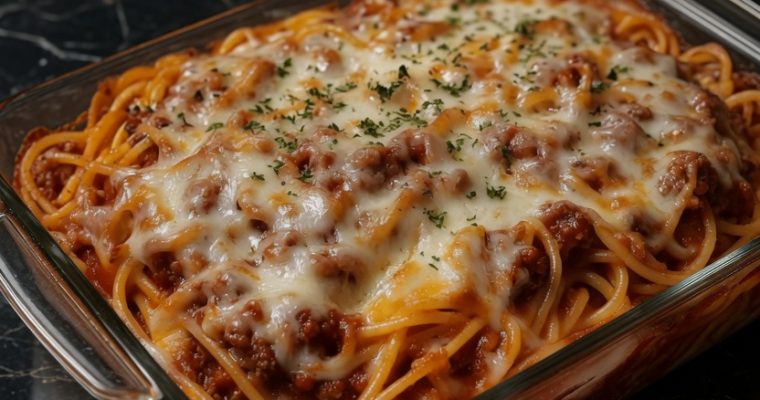 Baked Cream Cheese Spaghetti