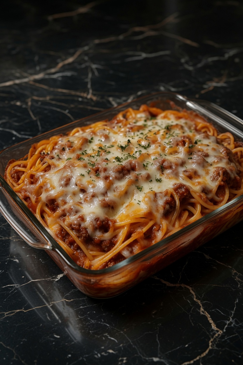 Baked Cream Cheese Spaghetti