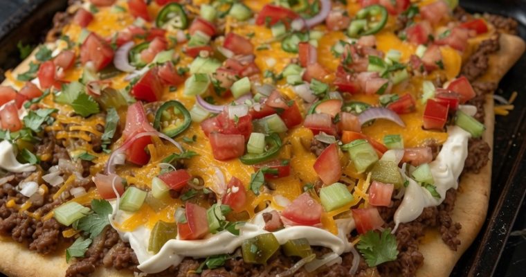 Easy Taco Pizza