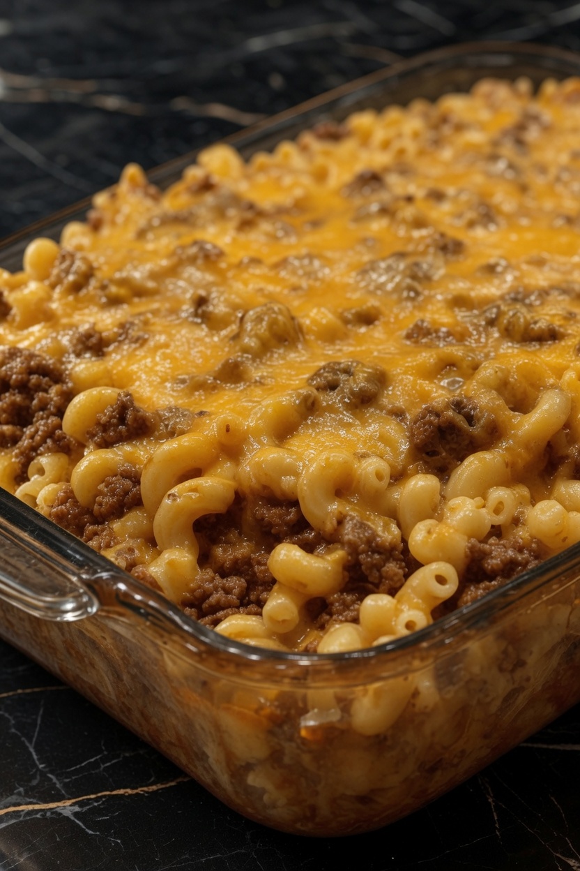 Homemade Cheeseburger Casserole
