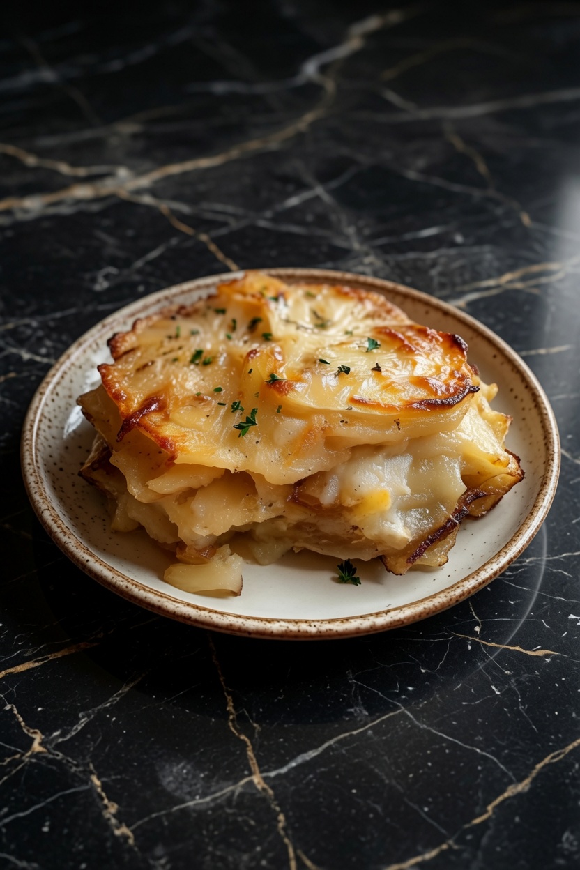 French Onion Potato Bake