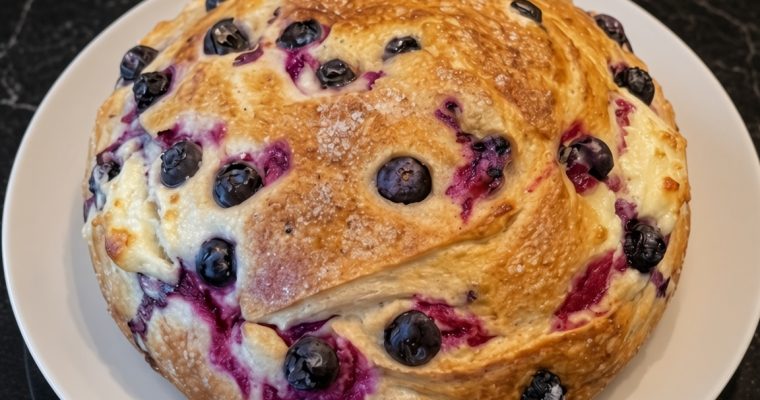 Blueberry Cream Cheese Loaf