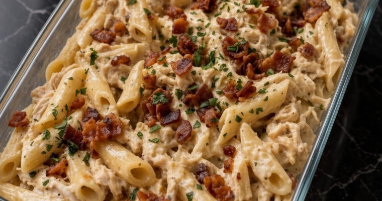 4-Ingredient Crack Chicken Pasta