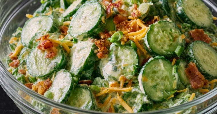 Million Dollar Cucumber Salad