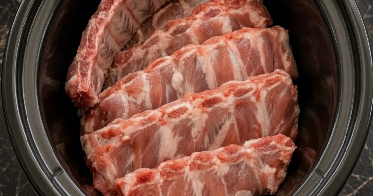 Slow Cooker Tax Day Ribs