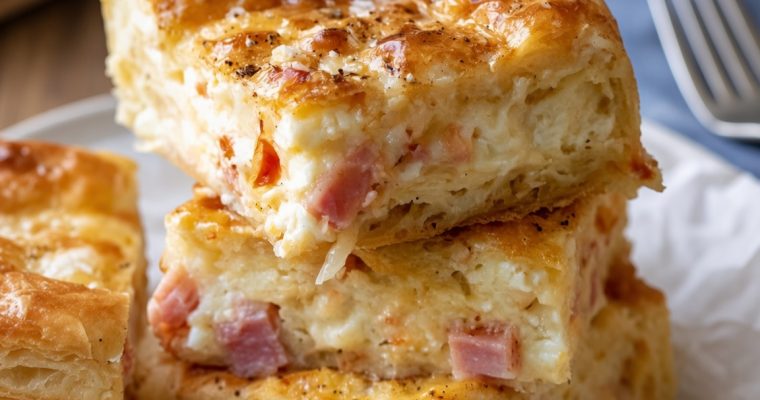 Greek Ham and Cheese Pie