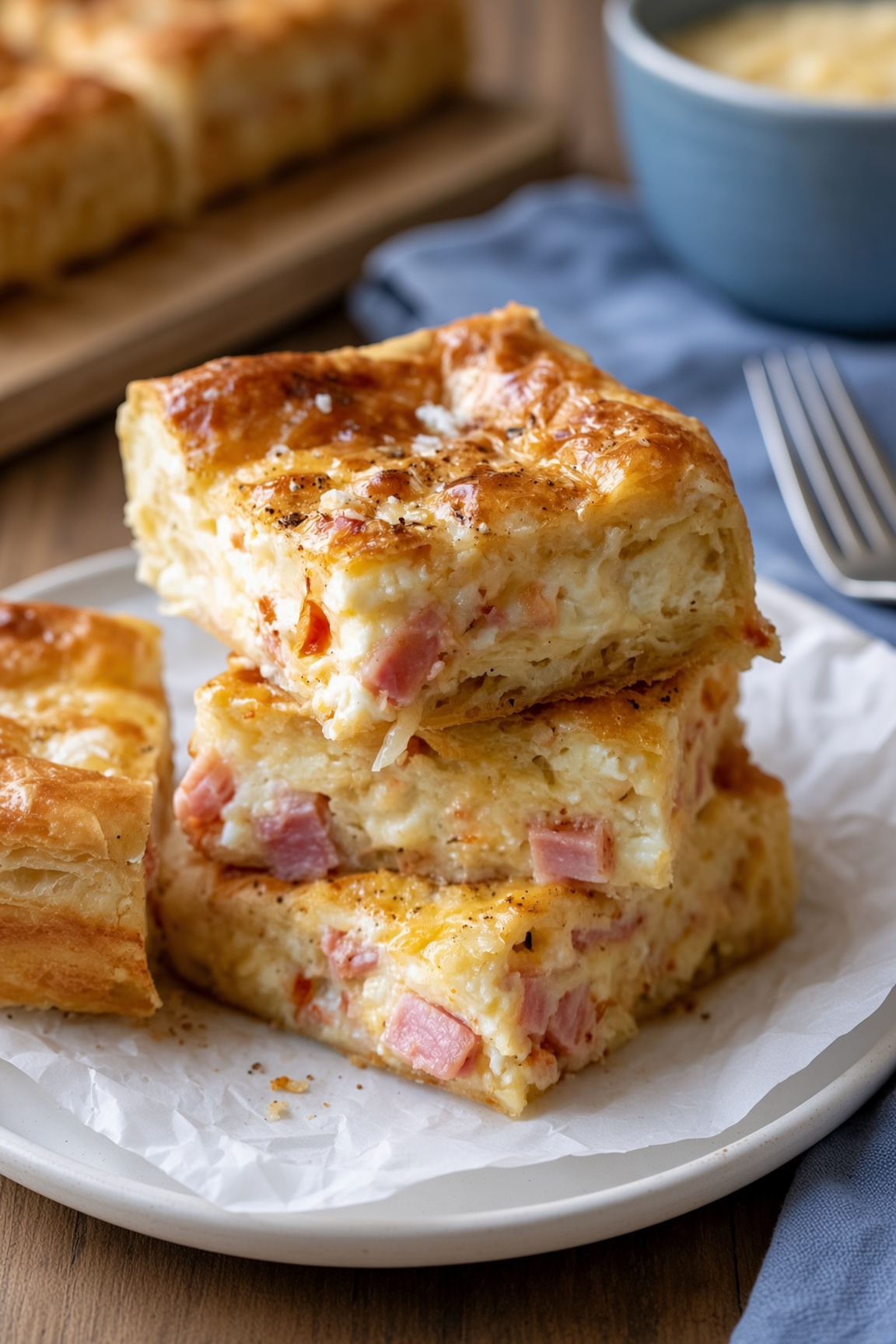 Greek Ham and Cheese Pie