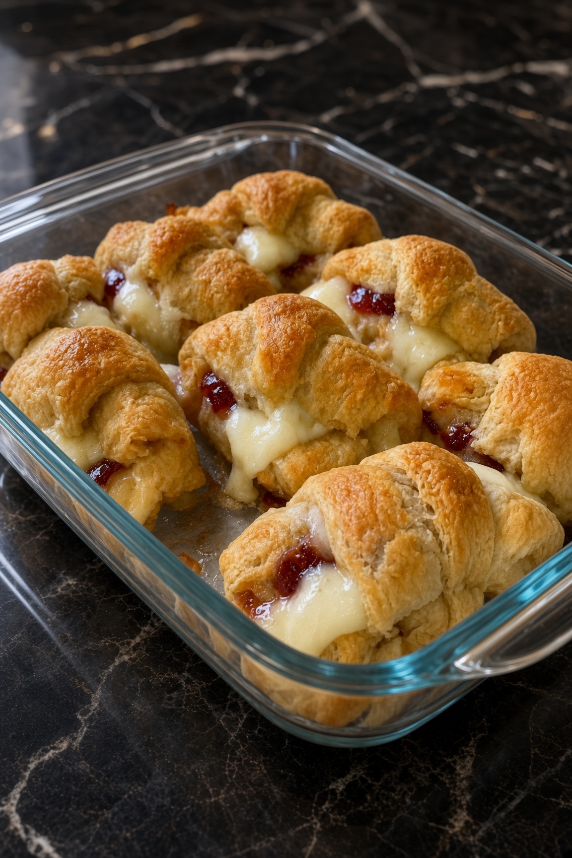 Three-Ingredient Crescent Brie Bites
