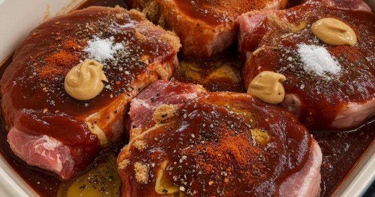 Oven-Baked Barbecue Pork Chops
