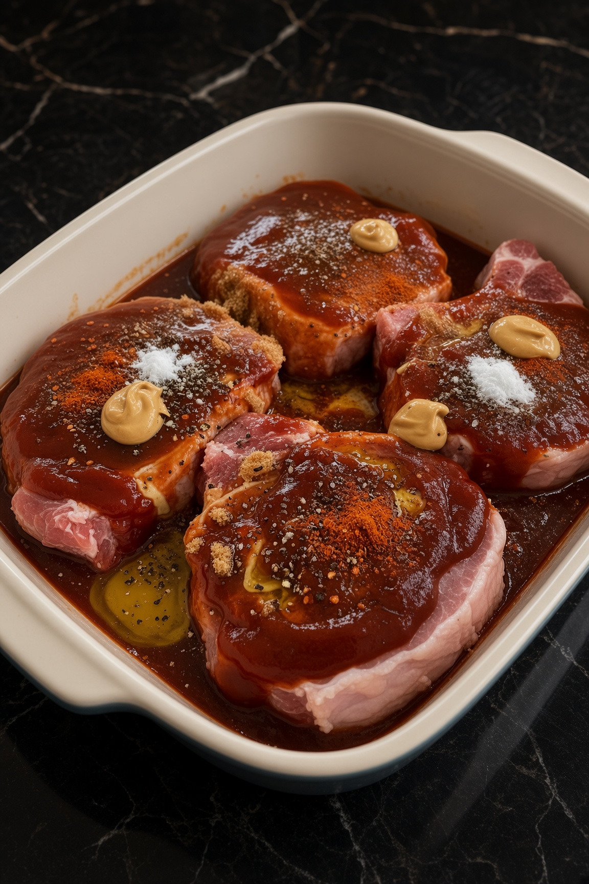Oven-Baked Barbecue Pork Chops
