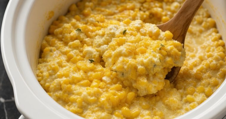 Slow Cooker Cream Cheese Corn Casserole