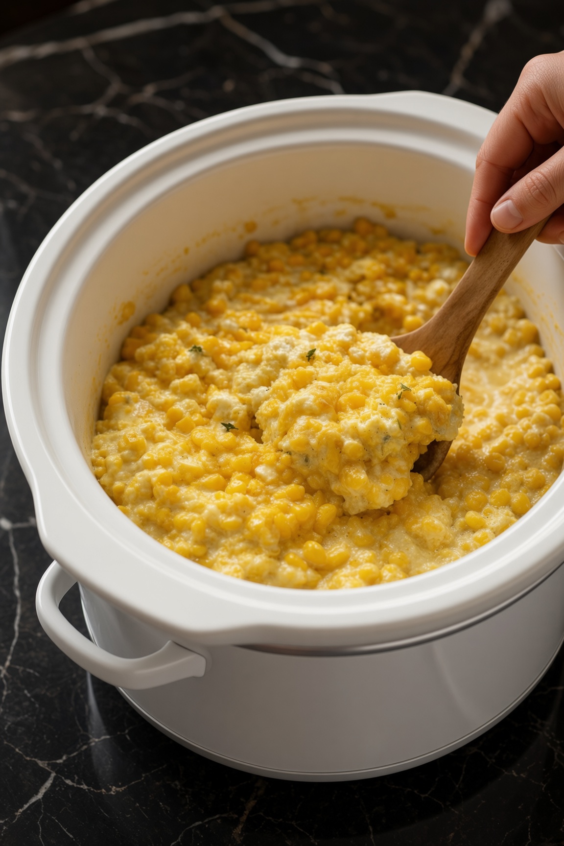 Slow Cooker Cream Cheese Corn Casserole