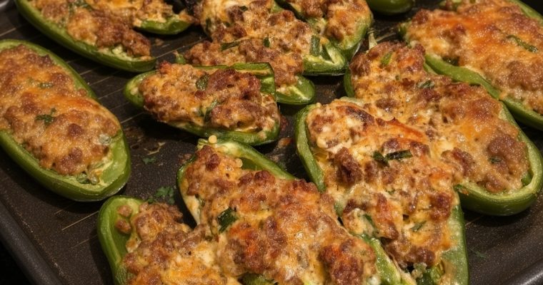 Chicken Stuffed Jalapenos