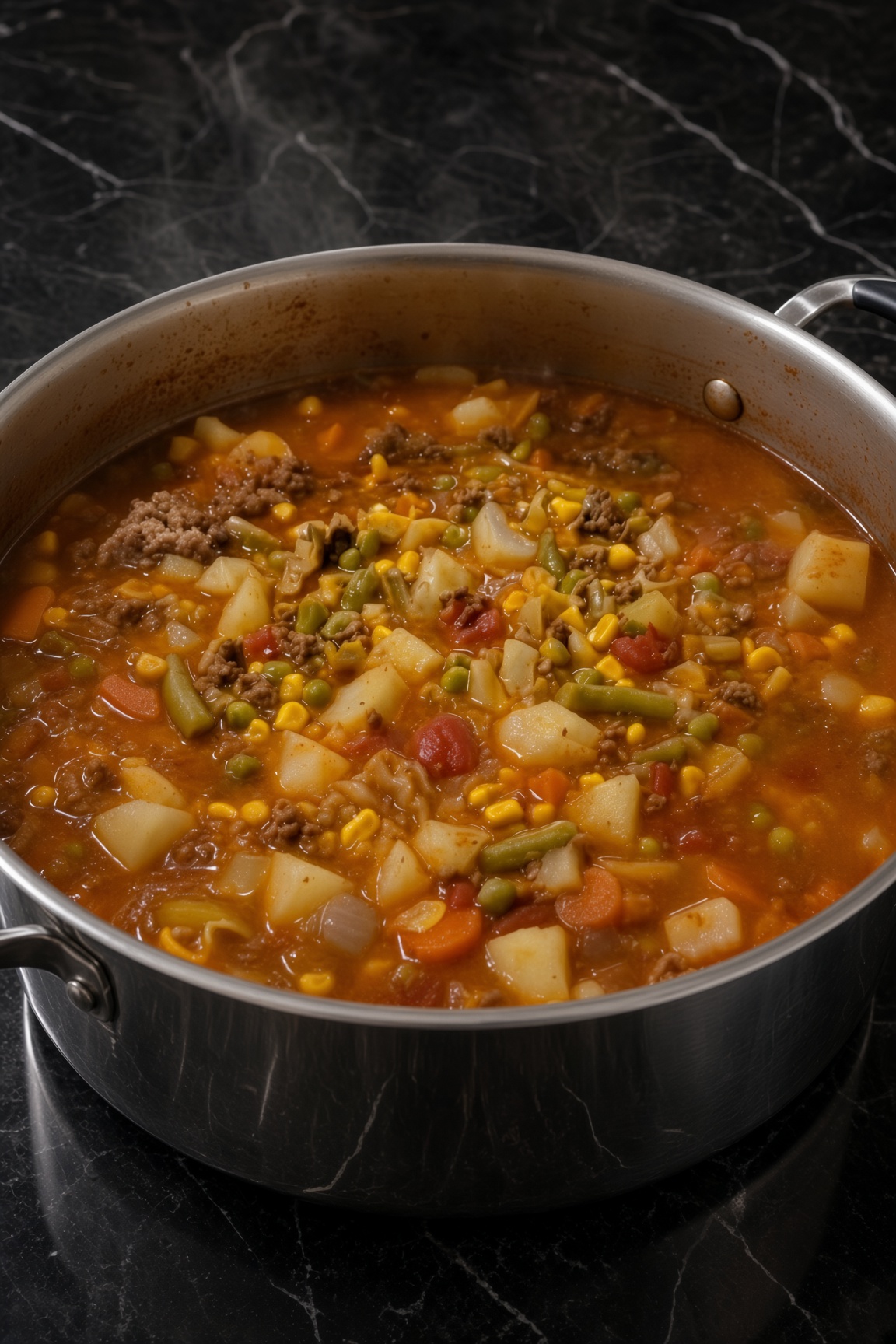 Grandma’s Hamburger and Vegetable Soup