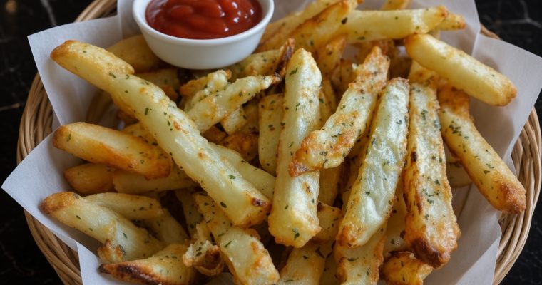 Baked Garlic Parmesan Fries