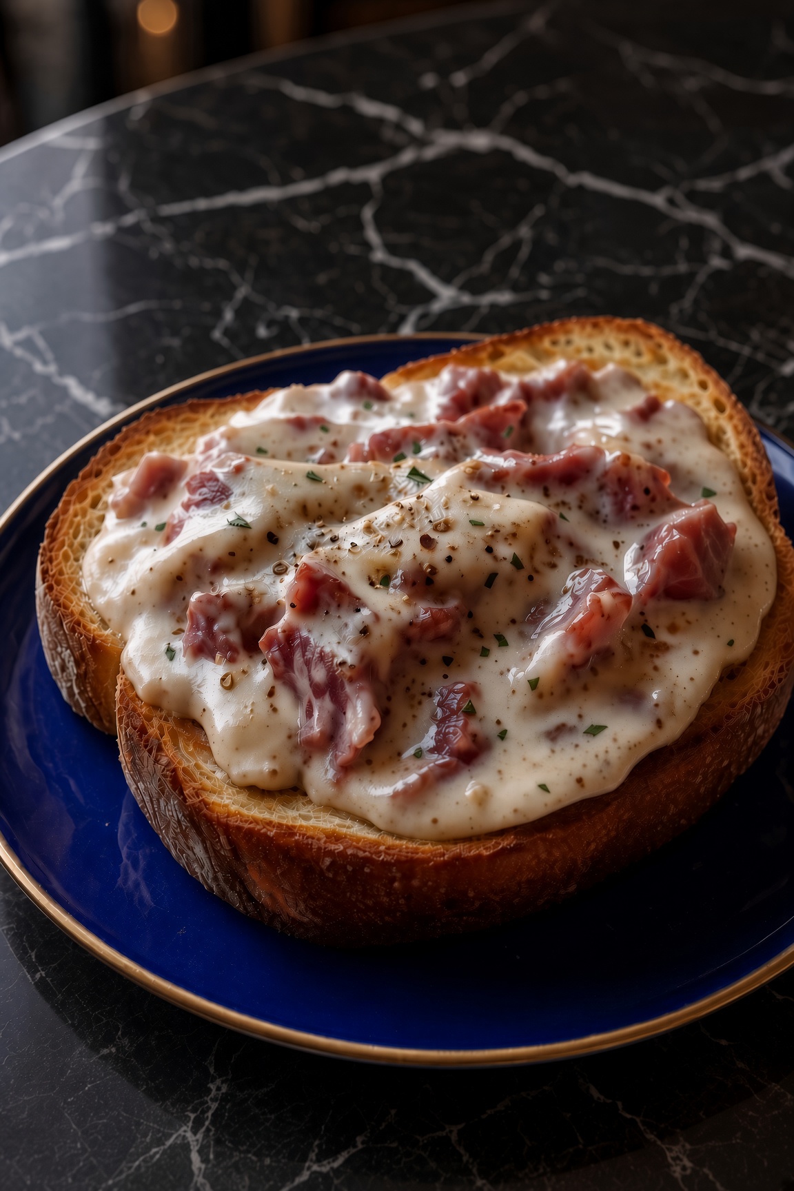 Creamed Chipped Beef on Toast