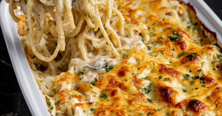 Creamy Chicken Tetrazzini