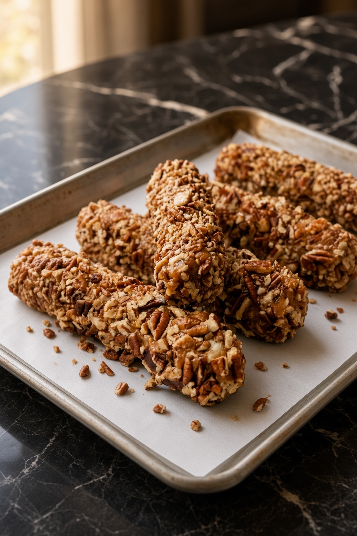 Old-Fashioned Pecan Logs
