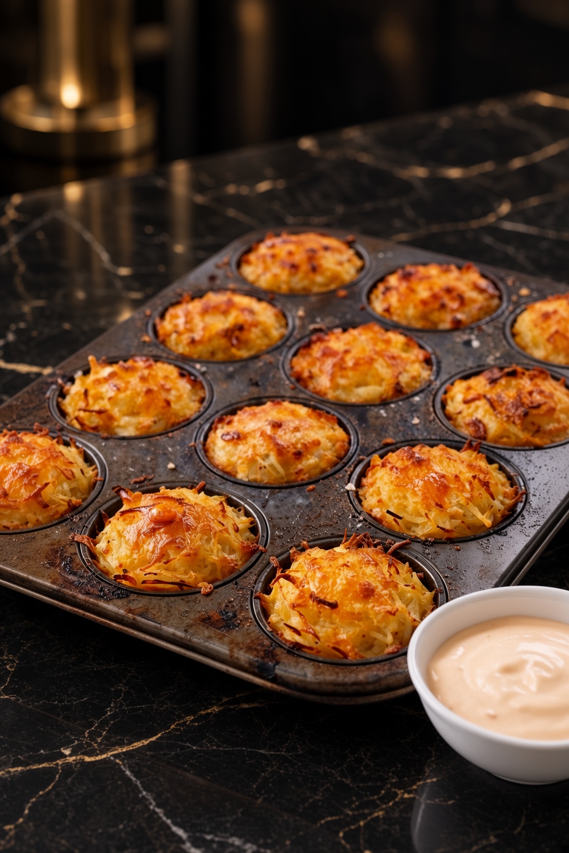 Easy Baked Potato Au Gratin Cups