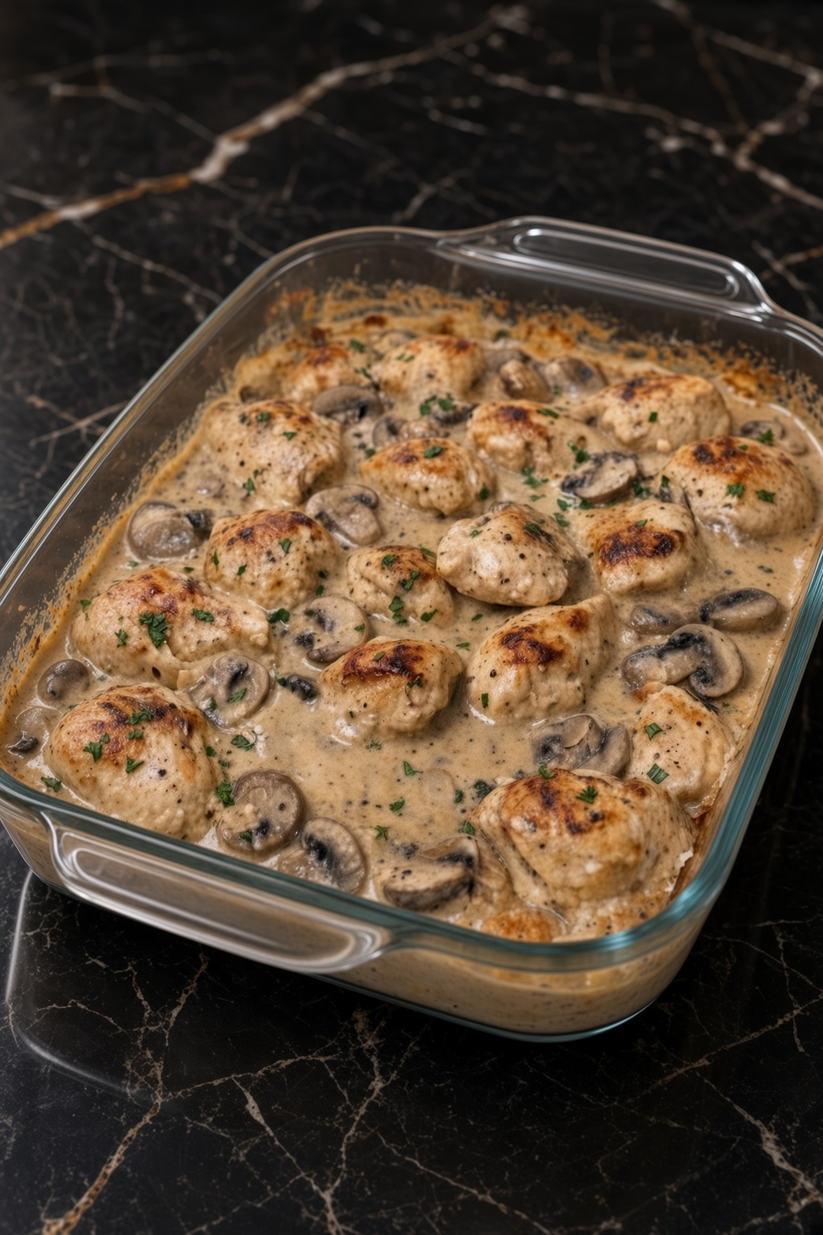 Chicken Stroganoff Bake