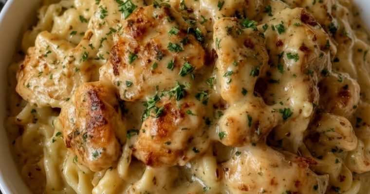 One-Pan Chicken with Buttered Noodles