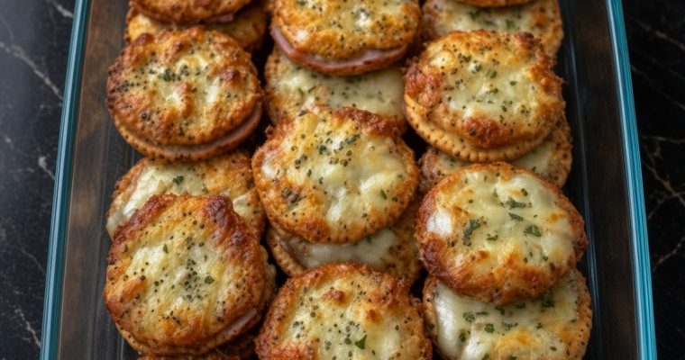 Ritz Cracker Party Sandwiches