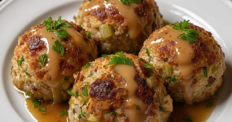 Turkey Stuffing Balls