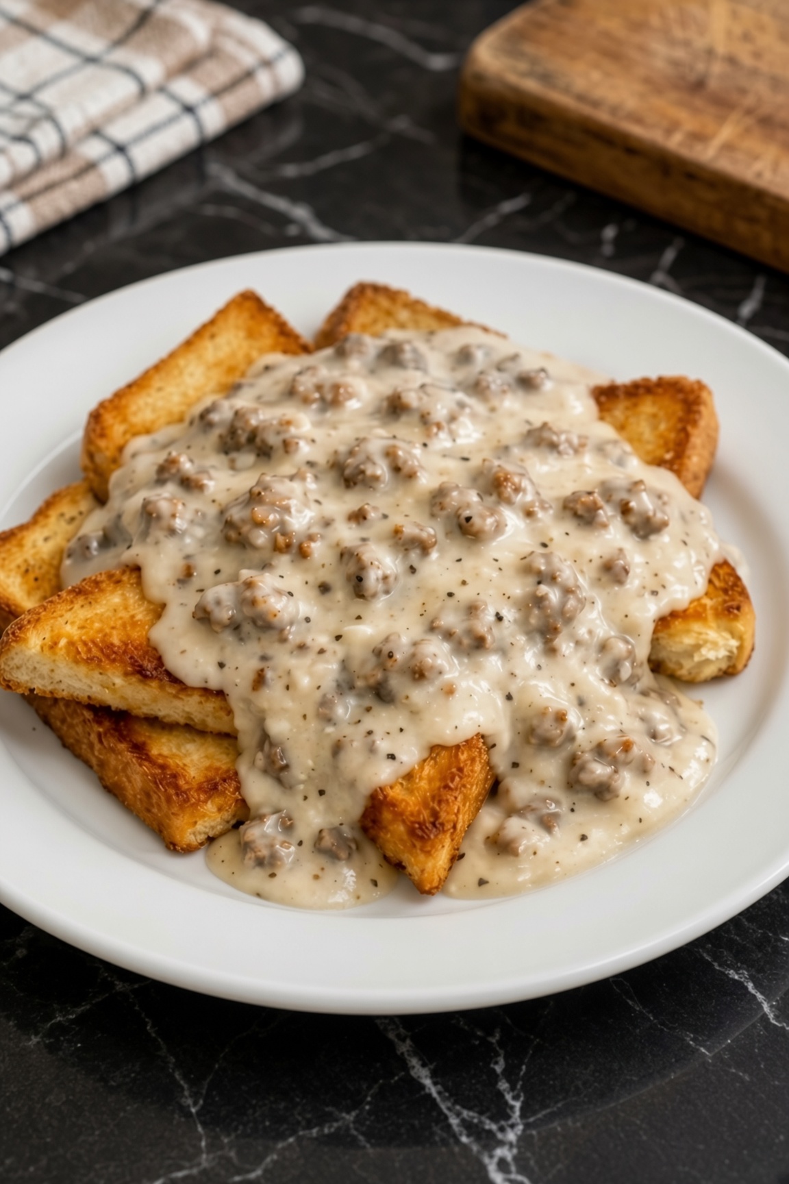 Slow Cooker Hamburger Gravy