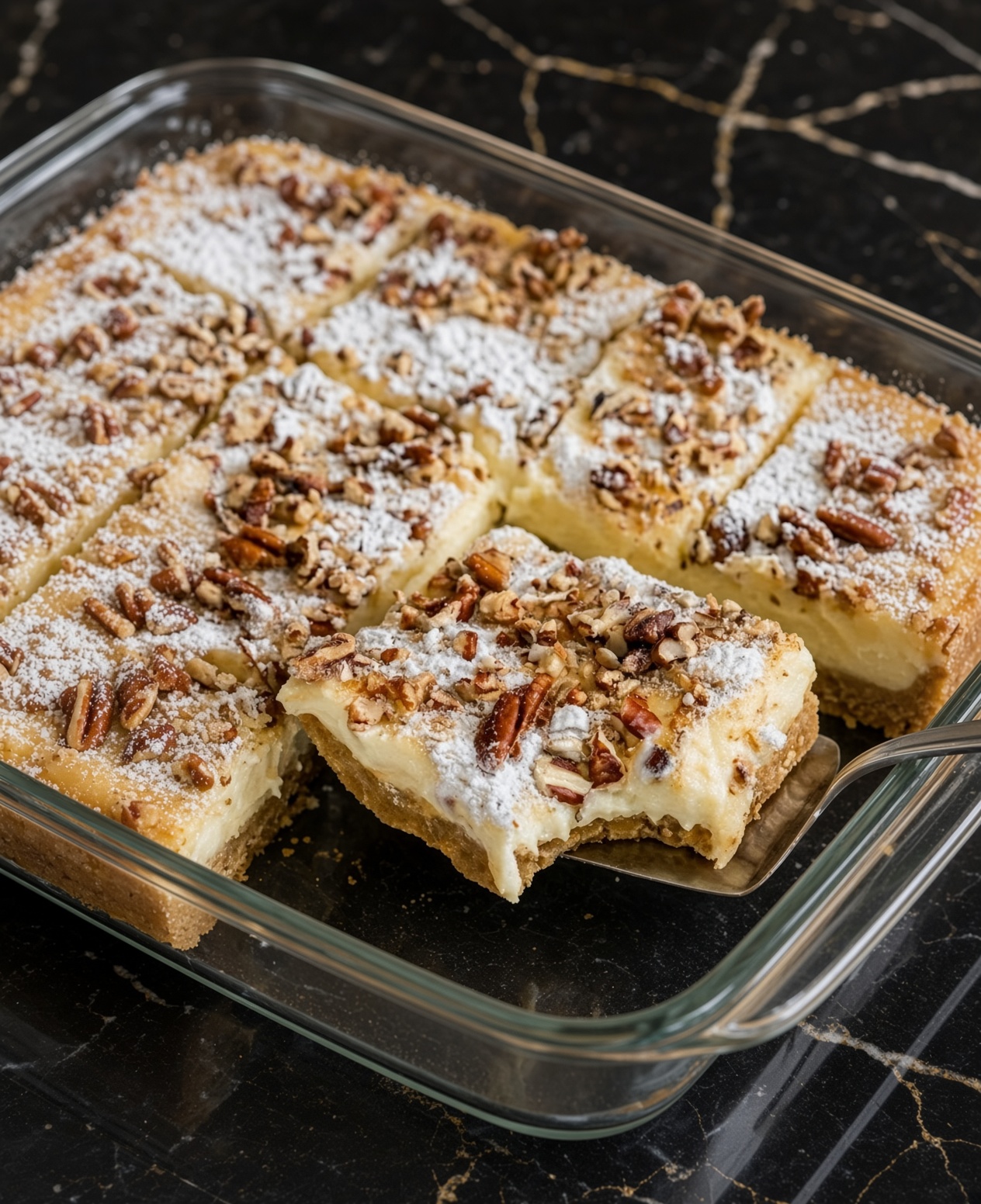 Pecan Cheesecake Bars