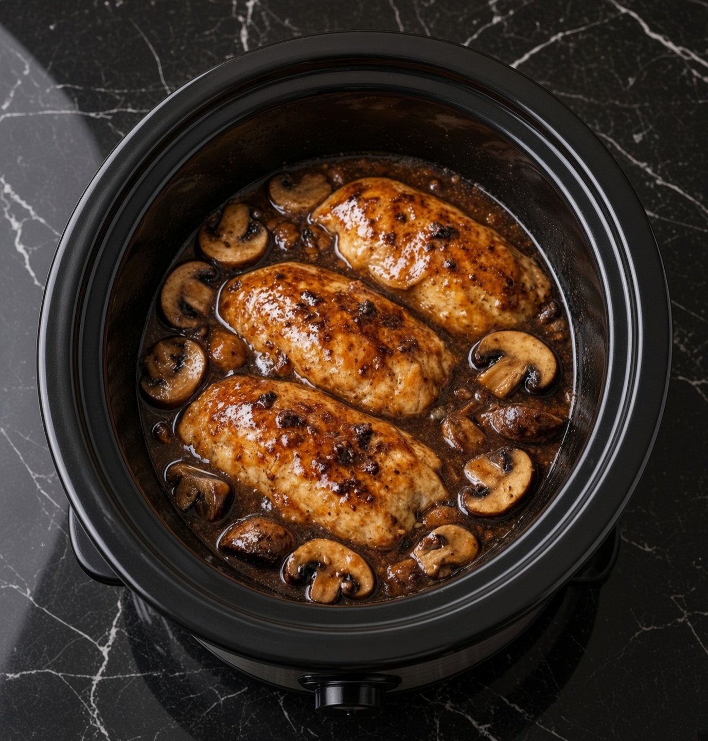 Slow Cooker Chicken Marsala with Mushrooms