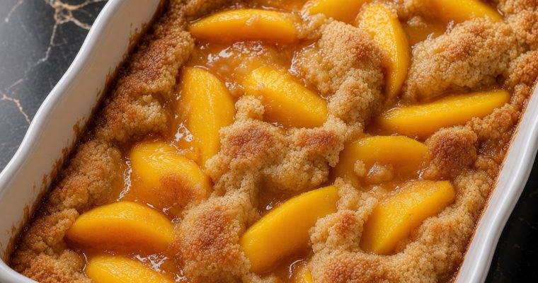 Easy Peach Cobbler