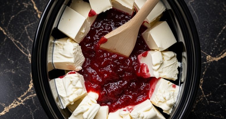 Slow Cooker Strawberry Cheesecake Dip