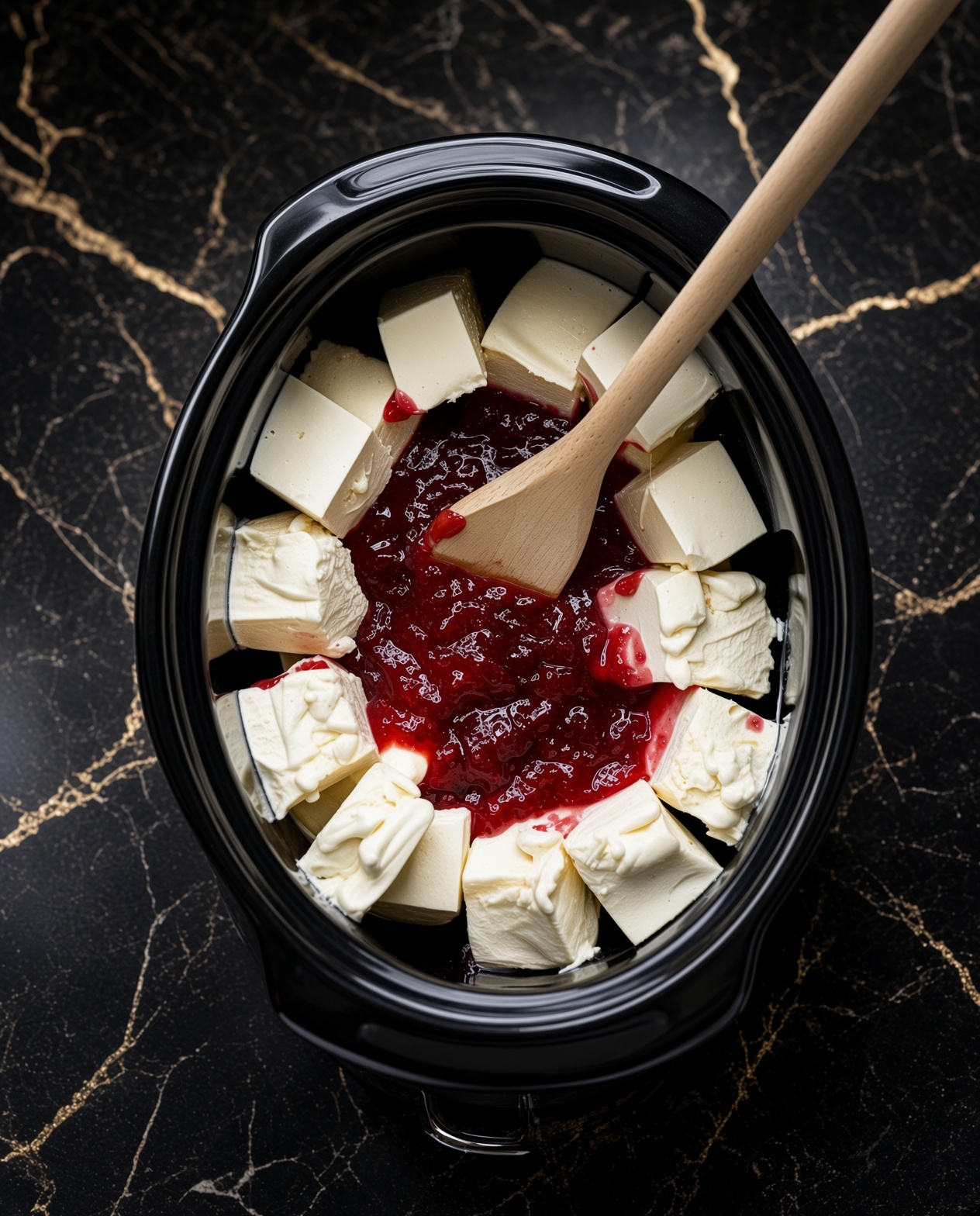 Slow Cooker Strawberry Cheesecake Dip