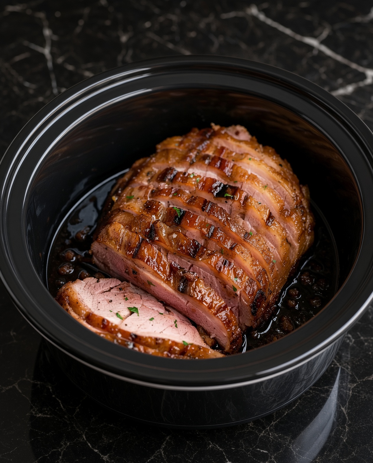 Slow Cooker Cola Ham