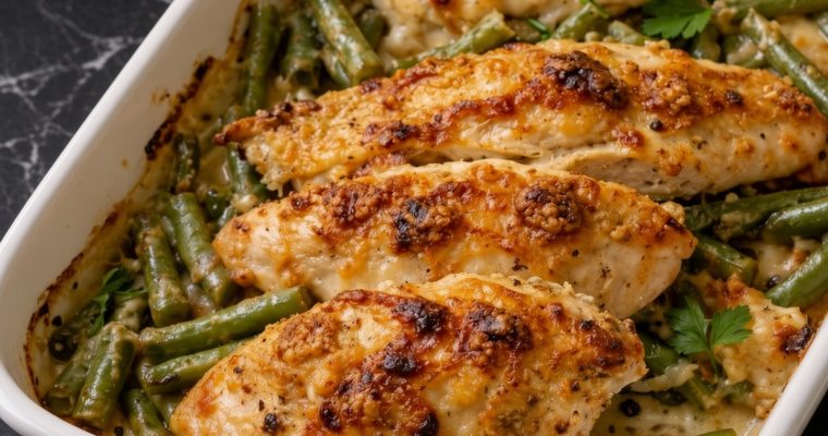 Amish Chicken and Green Bean Bake