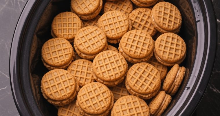 Slow Cooker Summer Peanut Butter Cookie Dessert