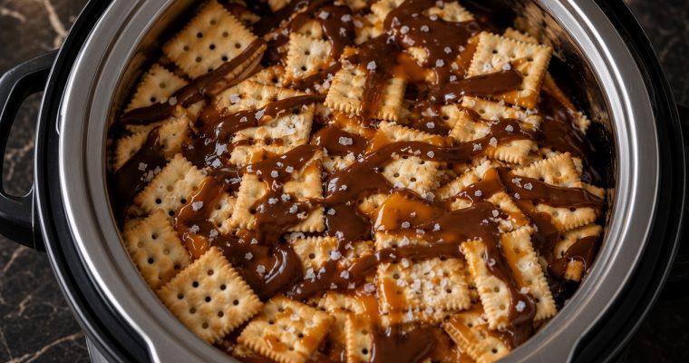 Saltine Caramel Chocolate Dessert