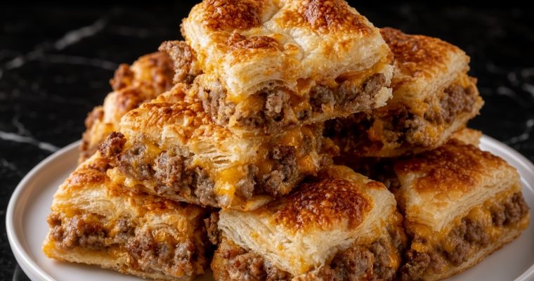 Cheesy Sausage Squares
