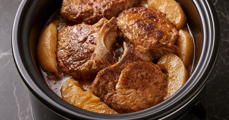 Amish Pork Chops and Apples