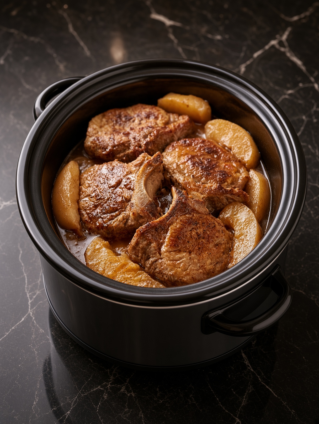 Amish Pork Chops and Apples